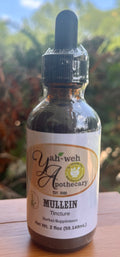 Yahweh's Apothecary Mullein Leaf herbal tincture for respiratory and lung support