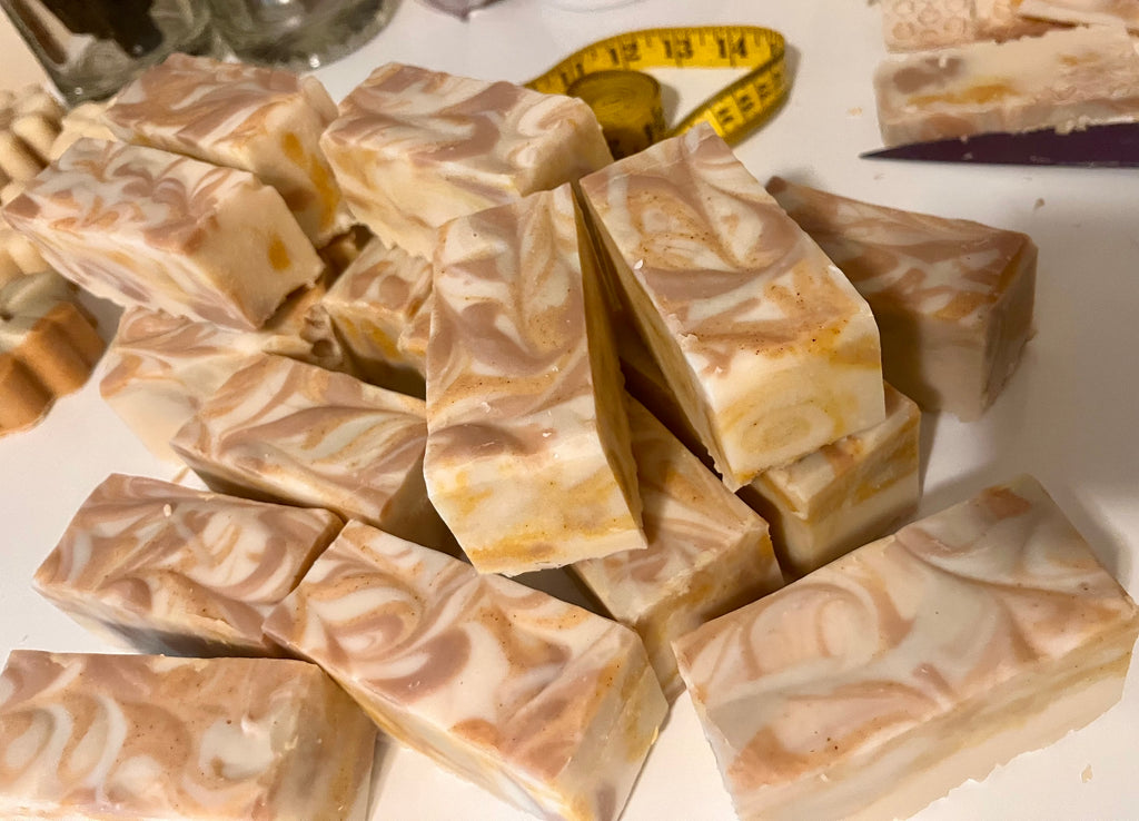 Yahweh's Apothecary Patchouli and Orange handcrafted soap lifestyle product shot