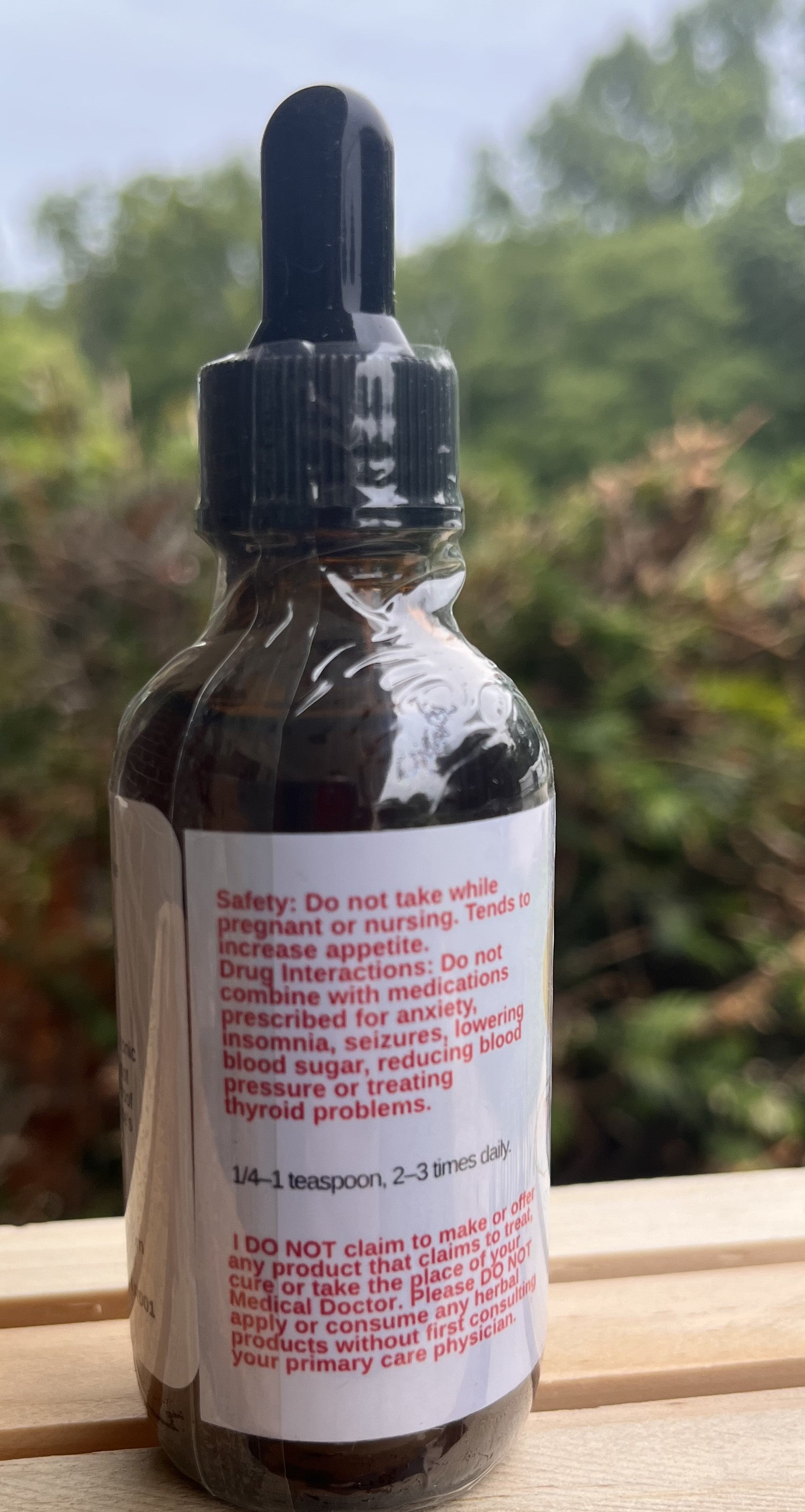 Yahweh's Apothecary Ashwagandha Root tincture dosage and details