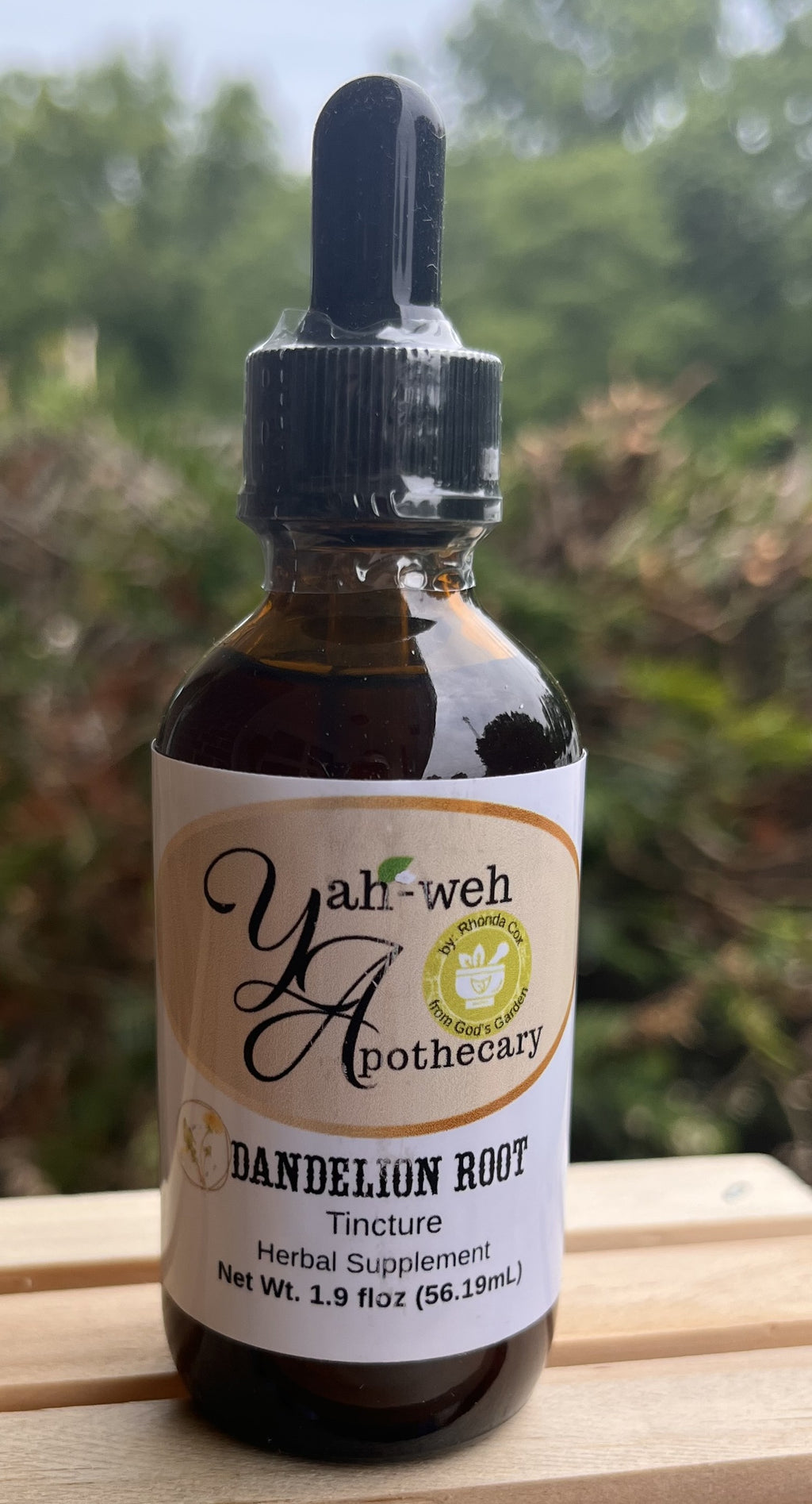 Yahweh's Apothecary Dandelion Root herbal tincture for liver and digestive support