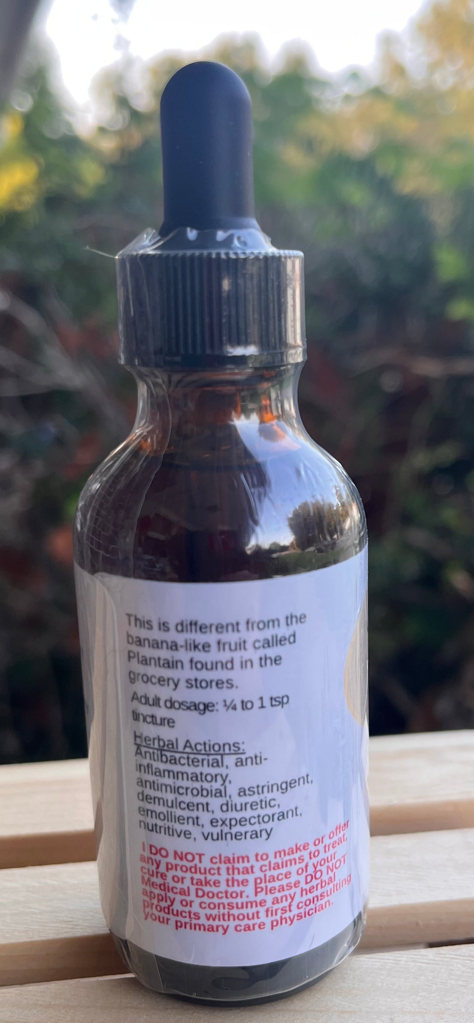 Plantain Tincture