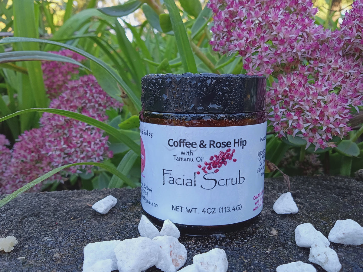 Coffee & Rose Hip Facial Scrub