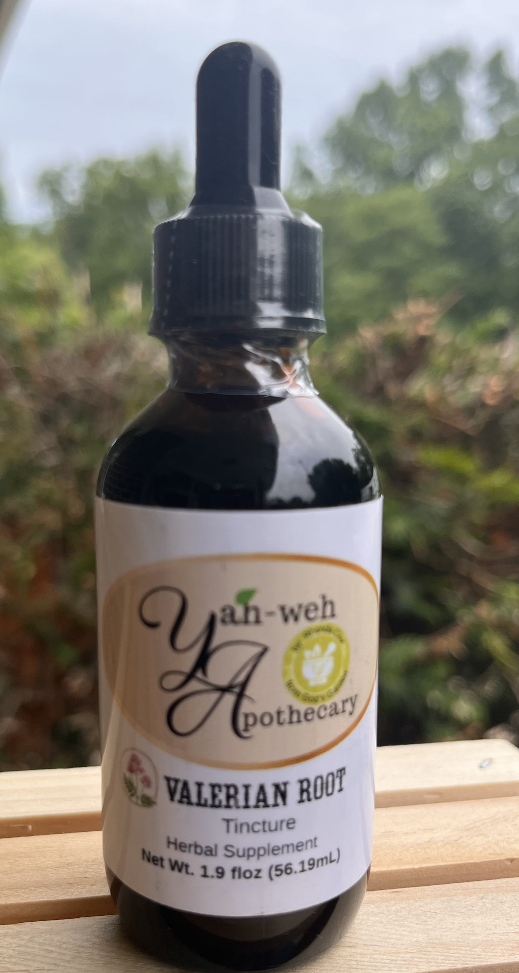 Yahweh's Apothecary Valerian Root herbal tincture for sleep and relaxation