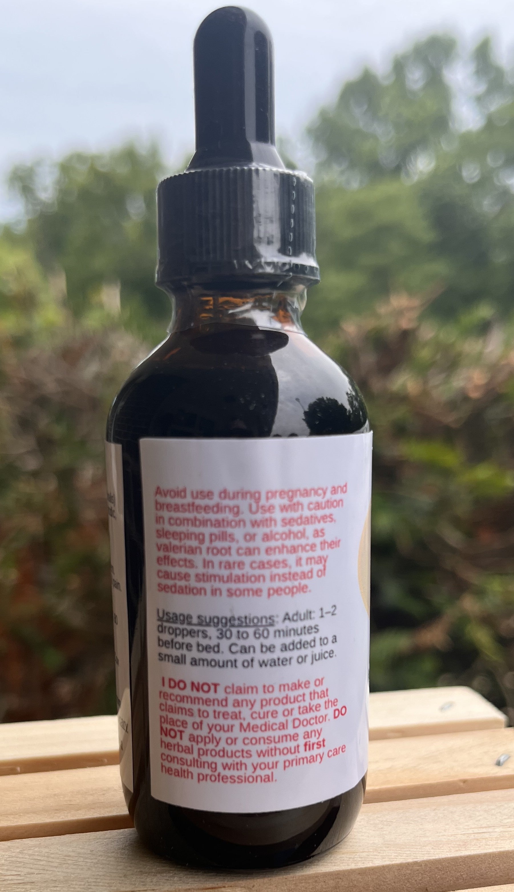 Yahweh's Apothecary Valerian Root tincture dosage and details